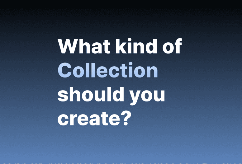 Different Collection Types on Forever Moments