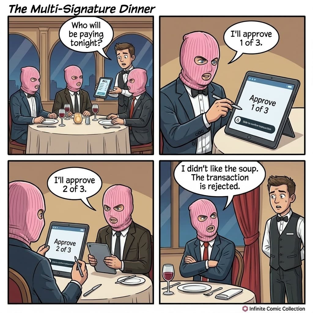 The multi-signature dinner