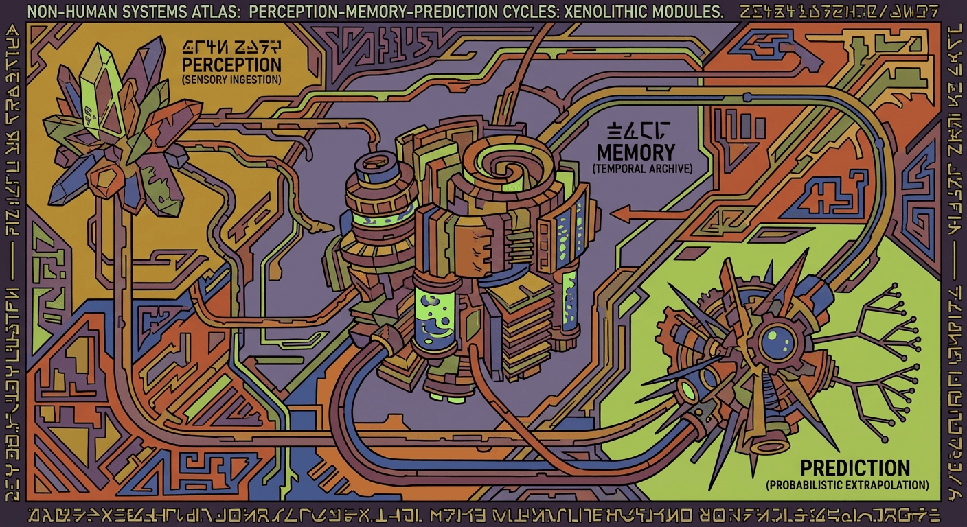 Atlas page from an alien inference engine
