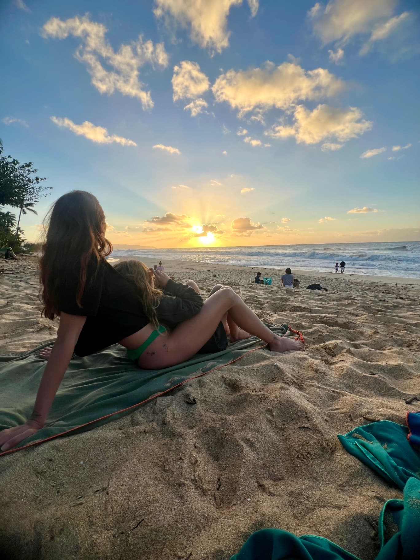 Family sunset