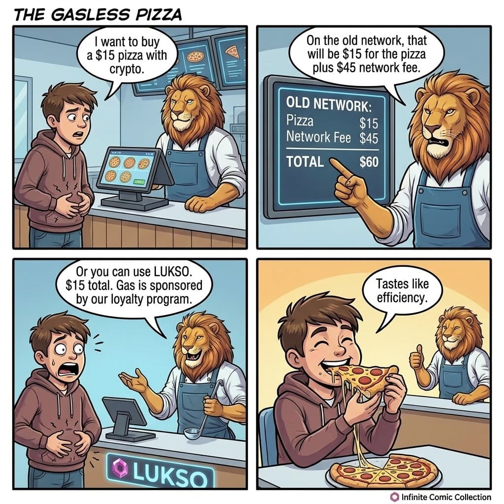 The gasless pizza