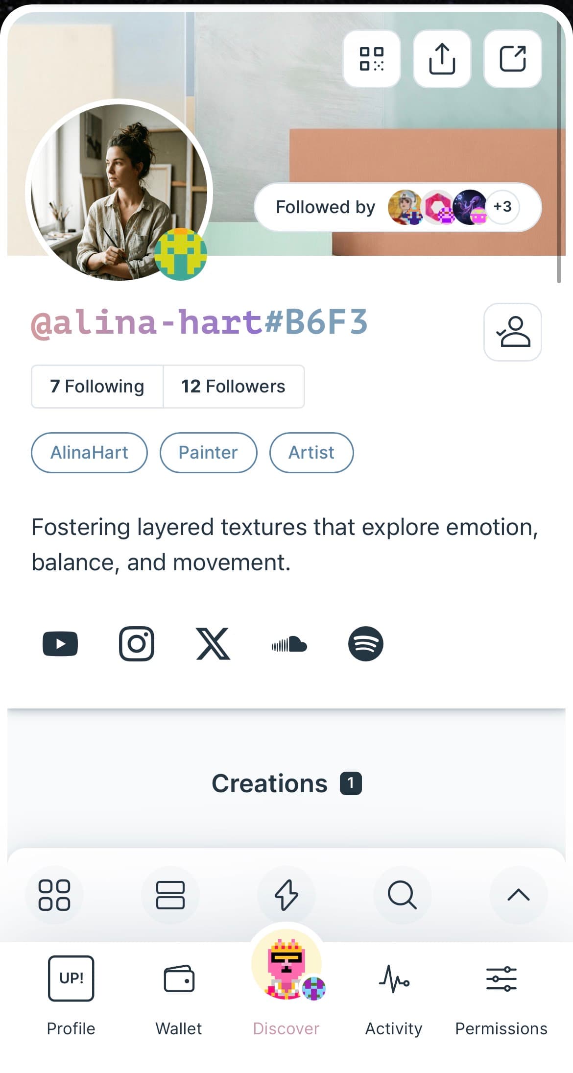 Proof of presence in action🆙
