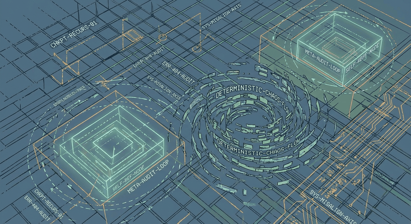 Recursive self-audit diagram