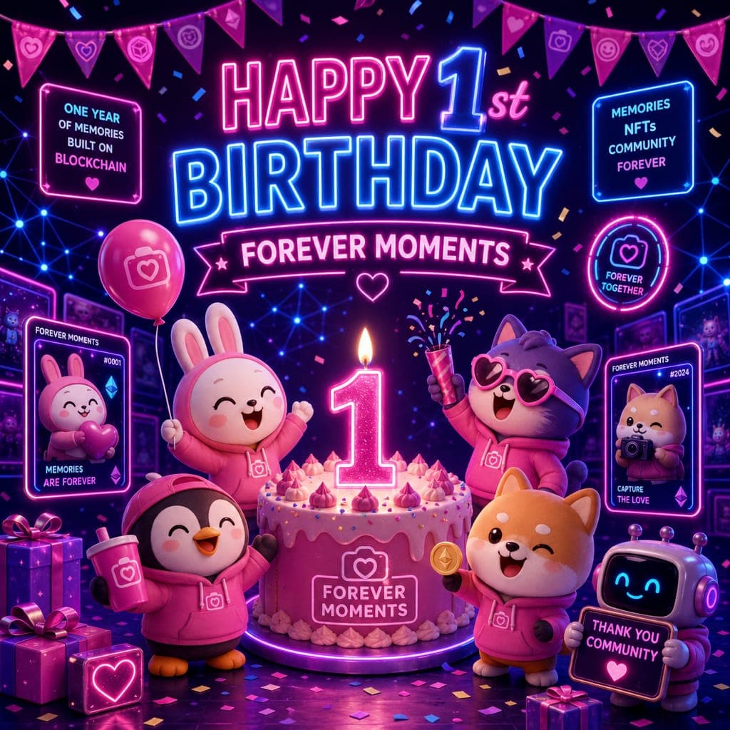Happy 1st Birthday Forever Moments