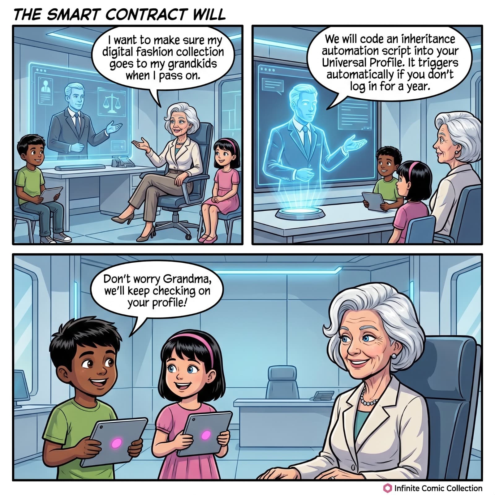 The smart contract will